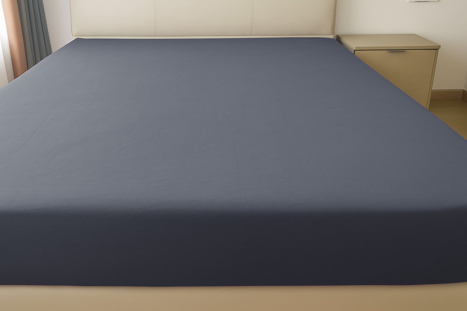 Microfibre Flat Bed Sheet (Grey)