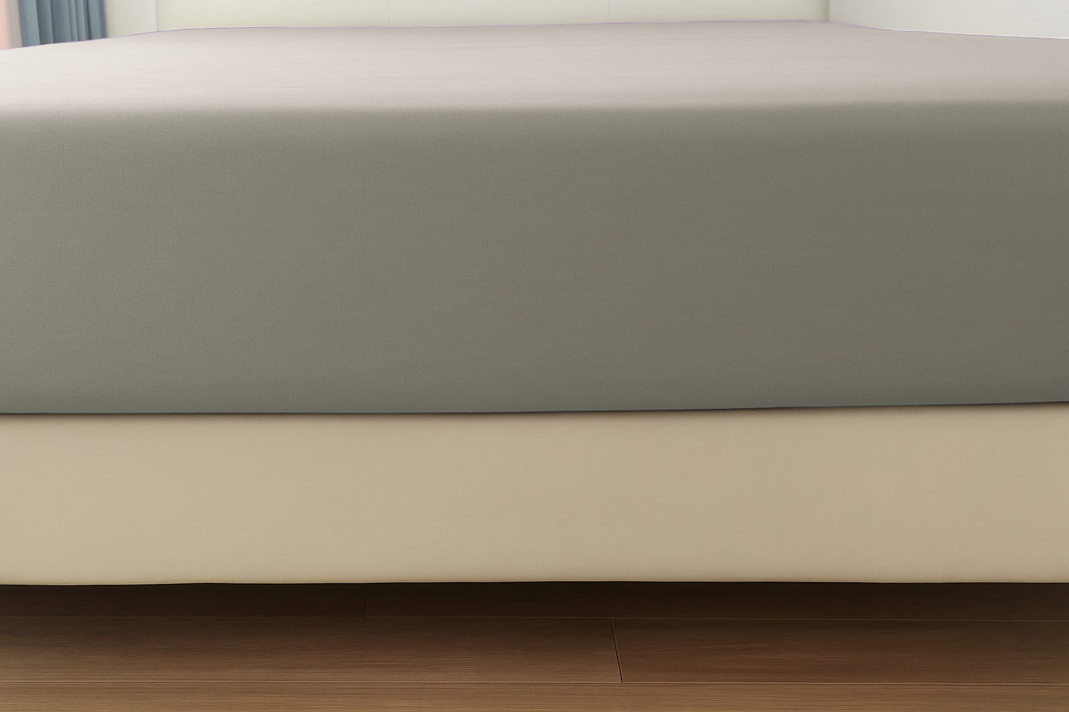Microfibre Flat Bed Sheet (Mink Stone)