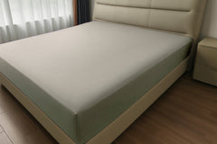 Microfibre Flat Bed Sheet (Mink Stone)