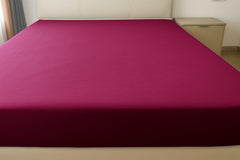 Microfibre Flat Bed Sheet (Red)