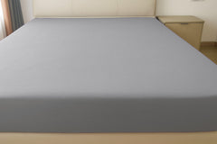 Microfibre Fitted Bed Sheet (Silver)