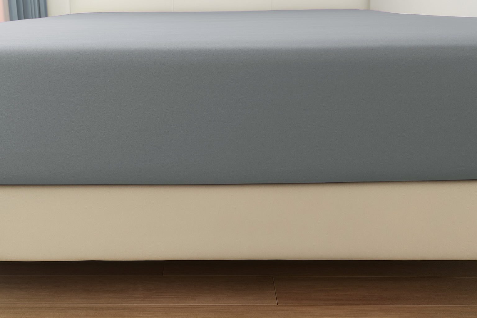 Microfibre Flat Bed Sheet (Silver)