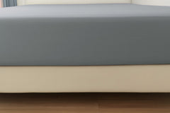 Microfibre Fitted Bed Sheet (Silver)
