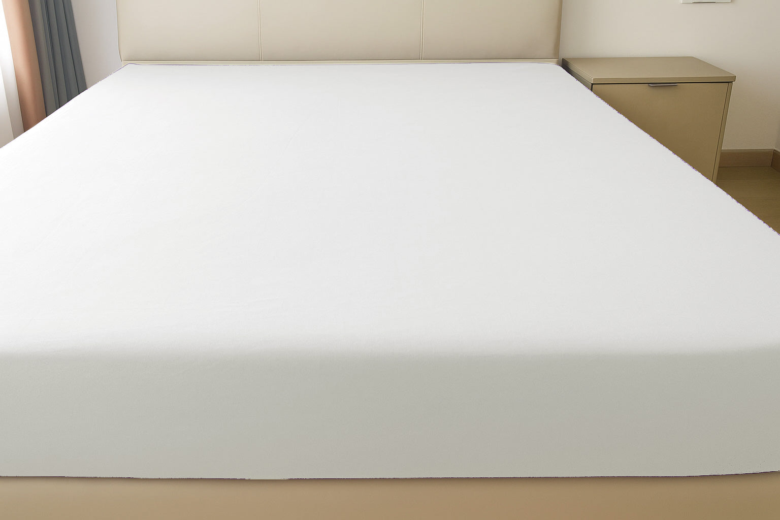 Microfibre Flat Bed Sheet (White)