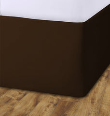 Elasticated Divan Bed Valance (Chocolate)