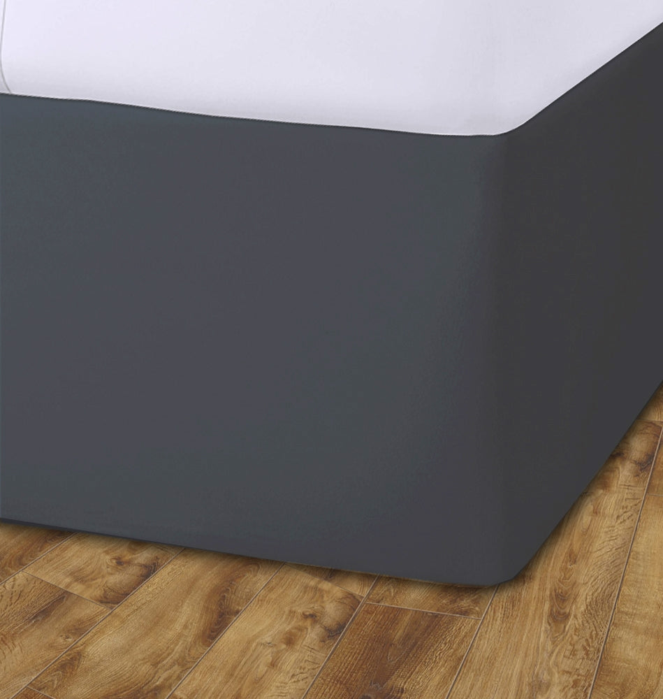 Elasticated Divan Bed Valance (Grey)