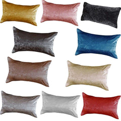 Crushed Velvet Cushion Covers 12 x 20"