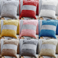 Crushed Velvet Diamante Cushion Covers 20 x 20"
