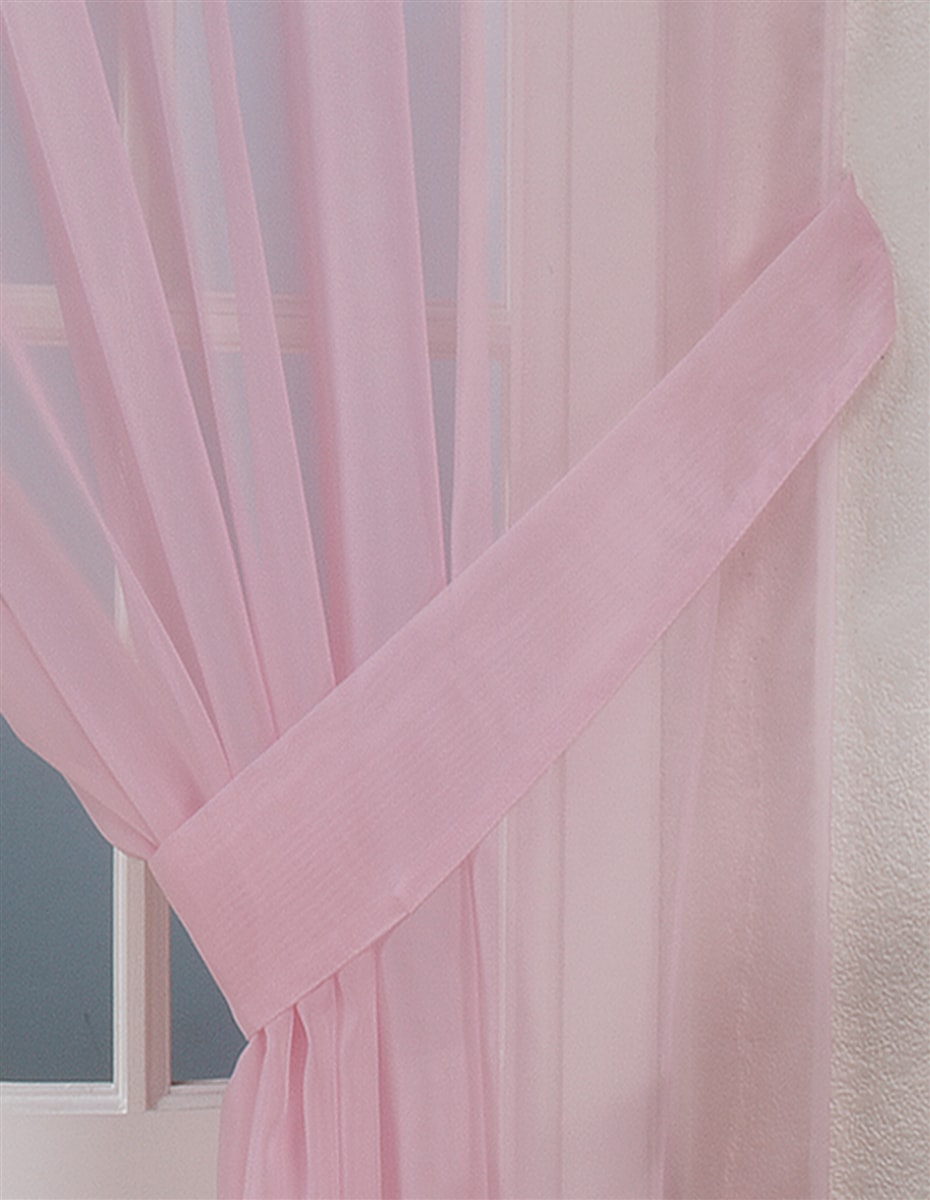 Pair Of Voile Tie Backs (Pink)