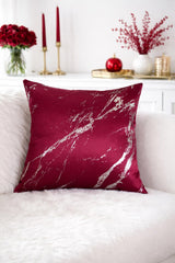 Elyse Thermal Blackout Eyelet Curtains With Silver Foil (Red)